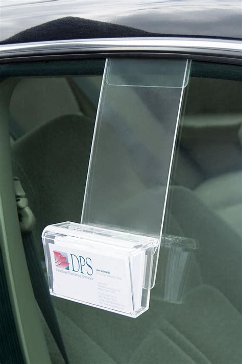 outdoor vehicle business card holder.